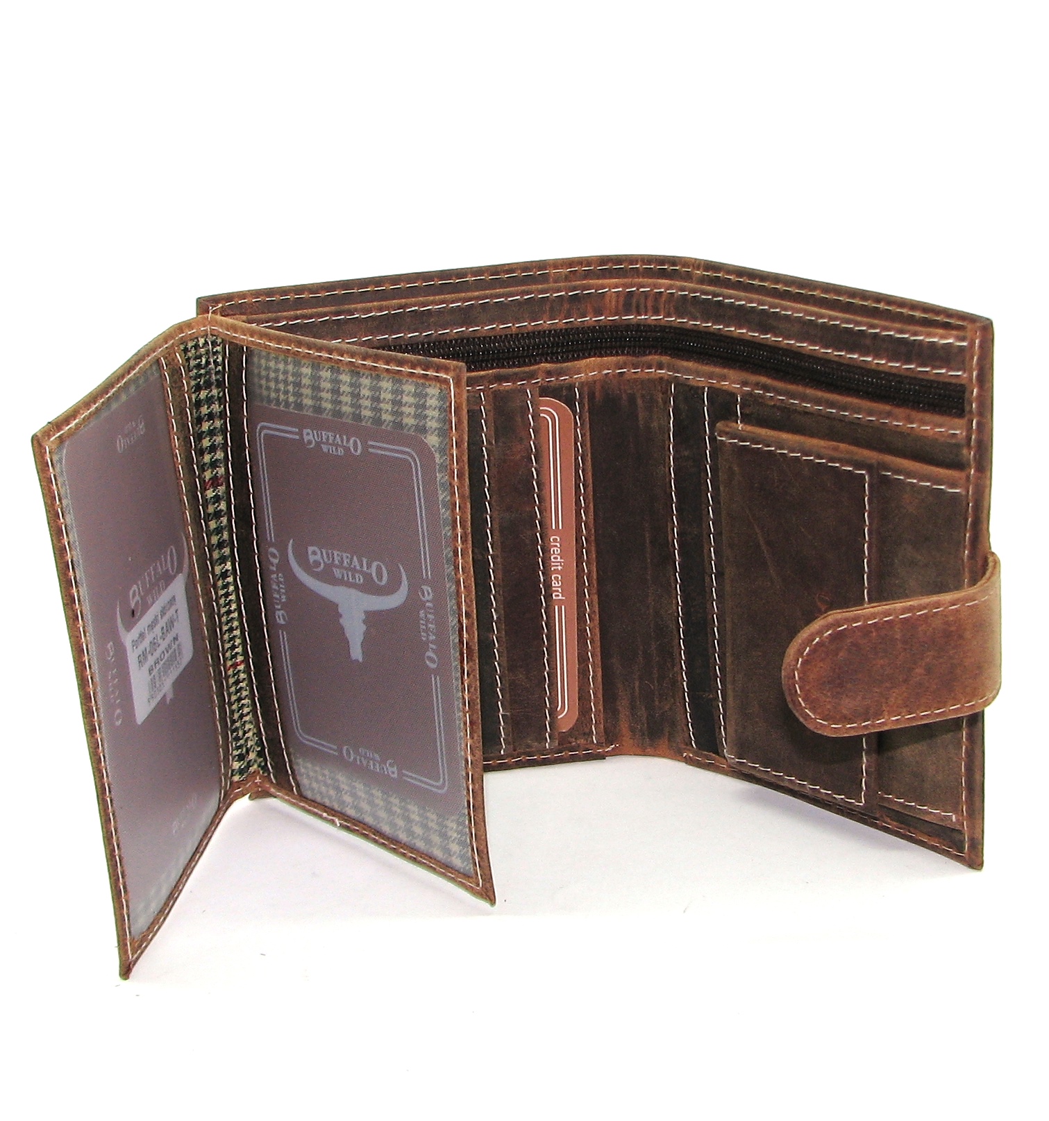 Кошелек мужской Buffalo Wild RM-06L-BAW-T-1532 Brown Кошелек мужской Buffalo Wild RM-06L-BAW-T-1532 Brown